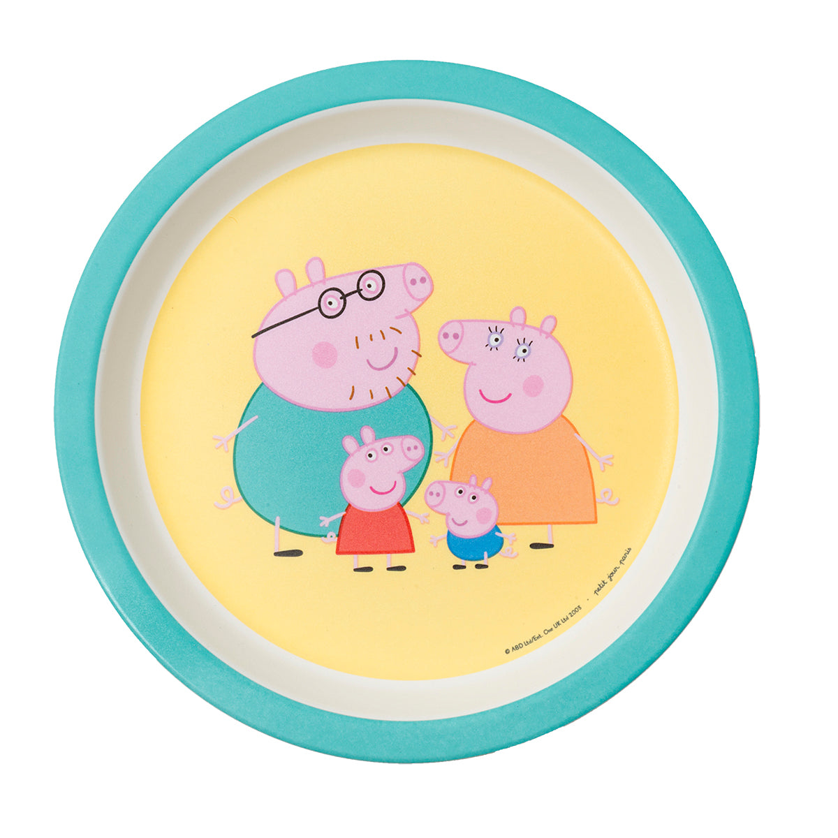 Peppa Gris tallerken, lysegrønn