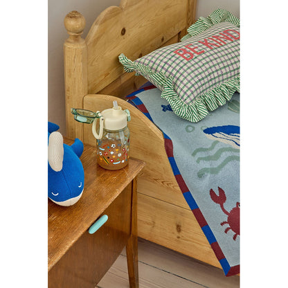 Rice drikkeflaske i tritan, 700 ml – Soft green sports print