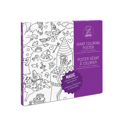 Omy stor plakat til fargelegging, Magic