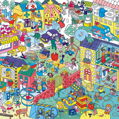 Omy stor plakat til fargelegging, 70 x 100 cm – Kids life