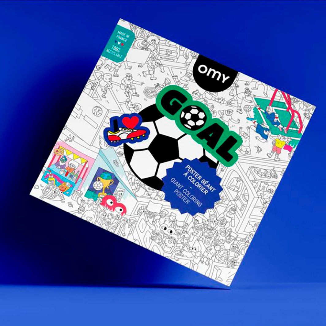 Omy stor plakat til farvelægning, Foot 2026