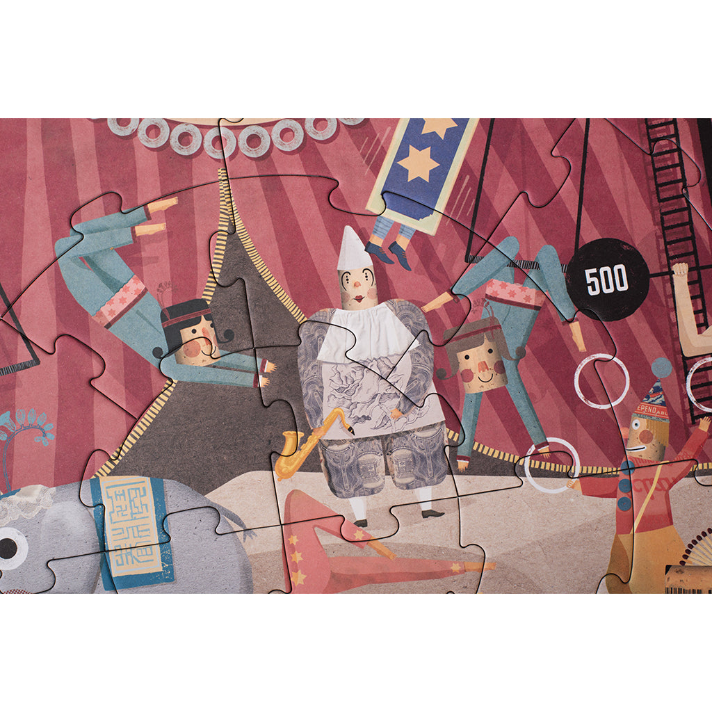 Londji puslespill, rundt, Circus round - 36 brikker