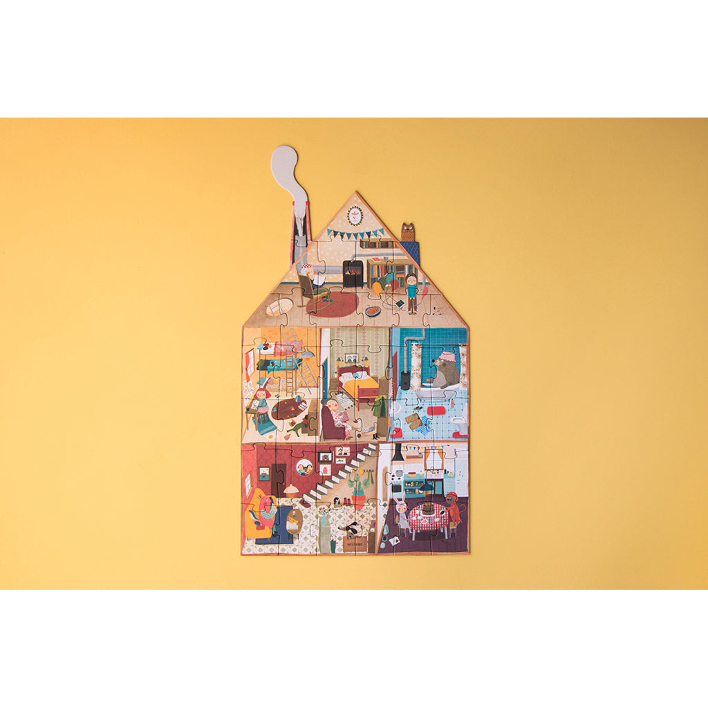 Londji puslespill, vendbart, Welcome to my home - 36 brikker