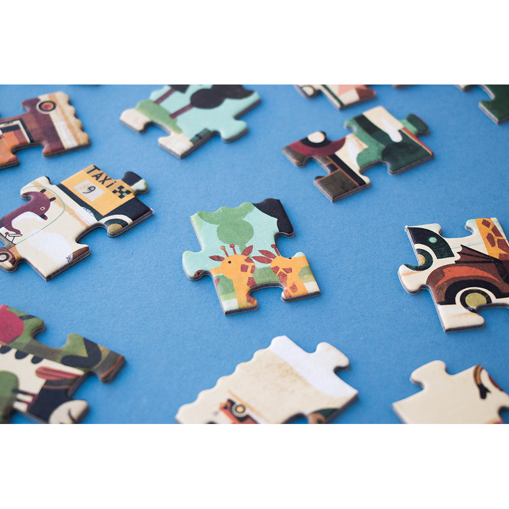 Londji lomme-puslespill, Vroom Vroom - 50 brikker