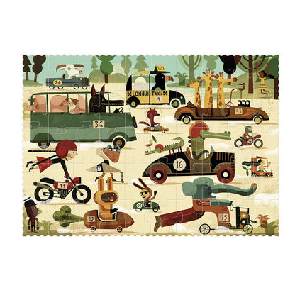 Londji lomme-puslespill, Vroom Vroom - 50 brikker
