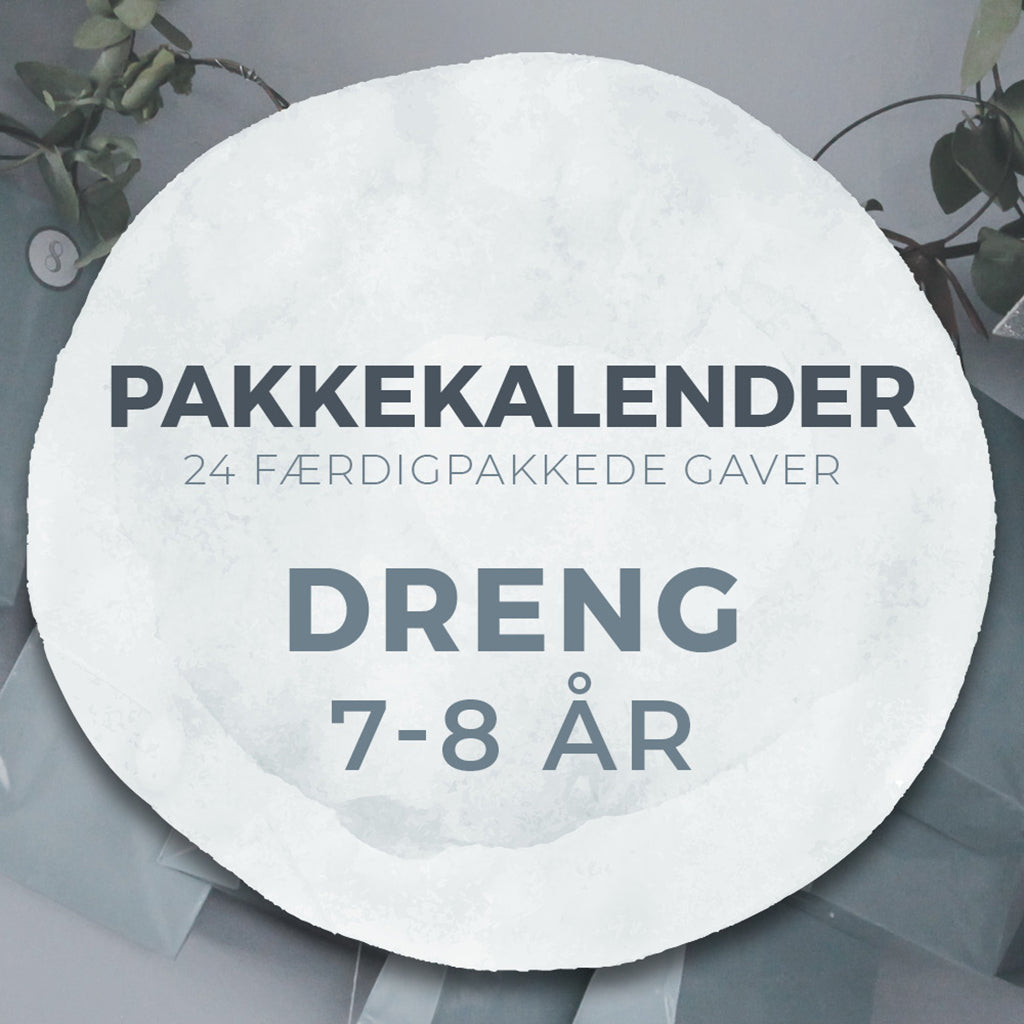 Ferdig pakkekalender, Gutte 7-8 år