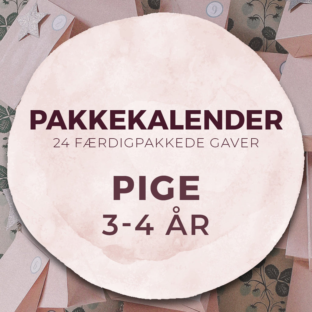 Ferdig pakkekalender, Jente 3-4 år