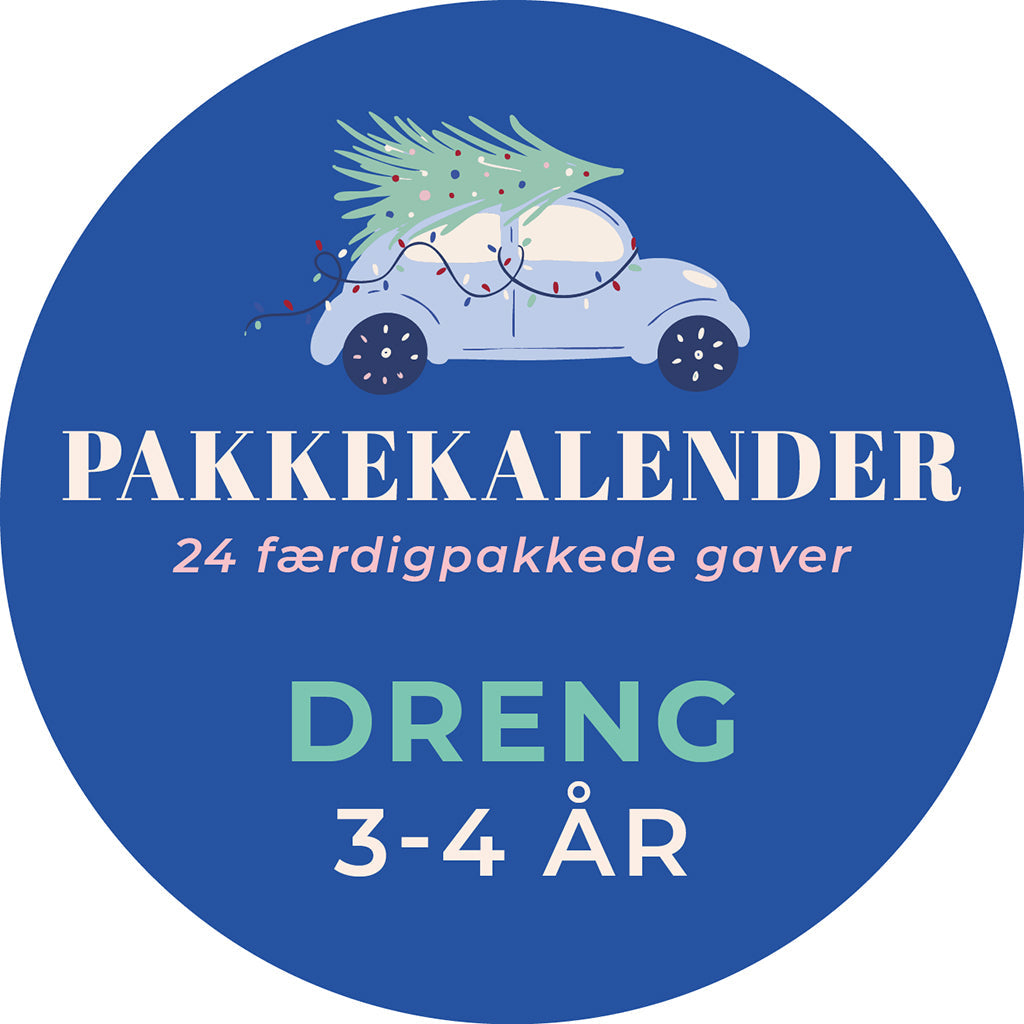 Færdig pakkekalender, Dreng 3-4 år
