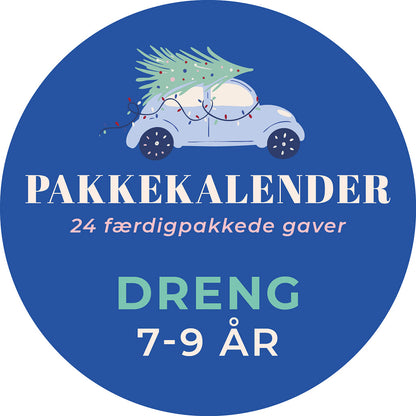 Færdig pakkekalender, Dreng 7-9 år