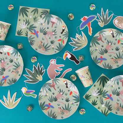 My Little Day kakepynt, 8 stk – Tropical