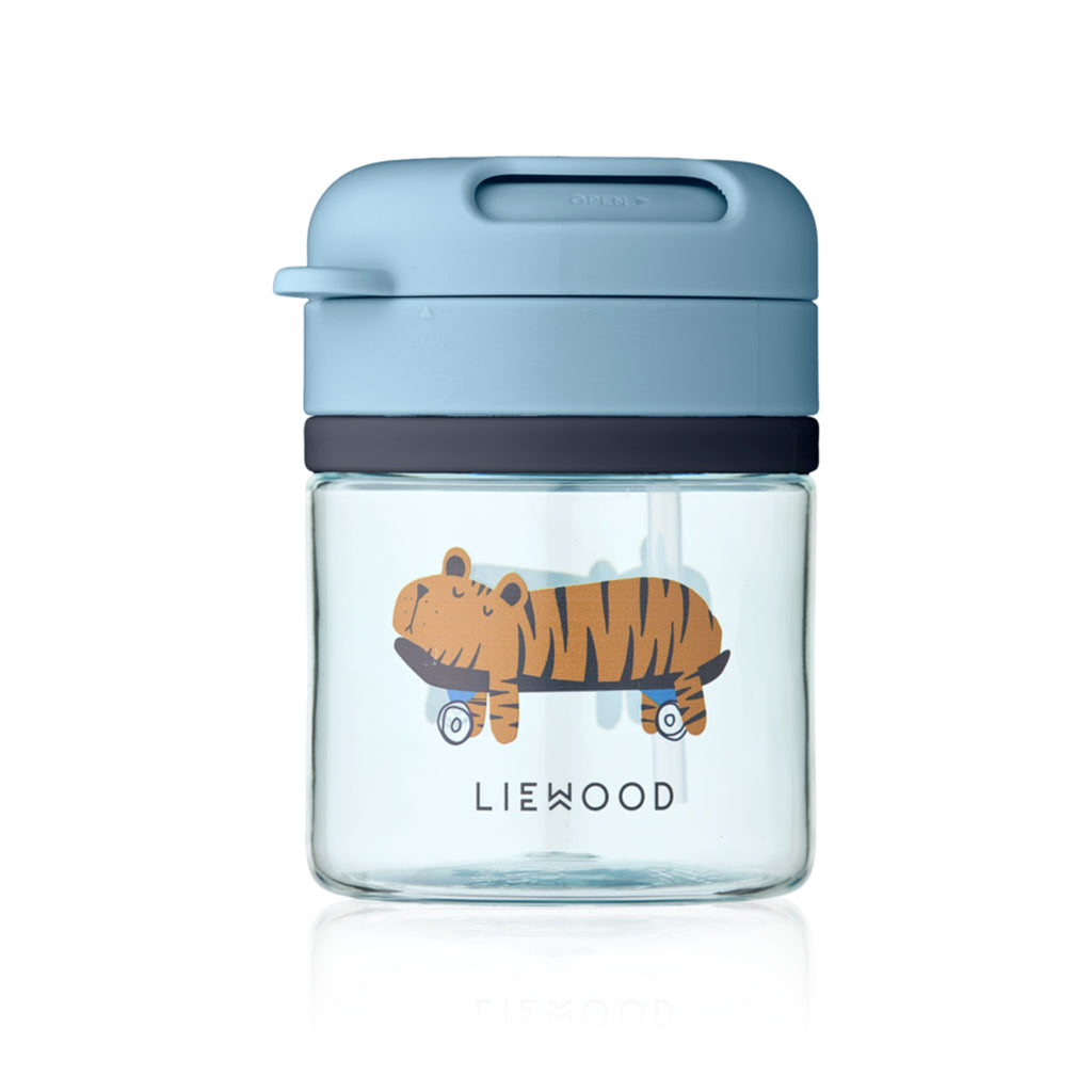 Liewood Pavia Tritan Sugerørkopp 280ml, Fun / Beach blue