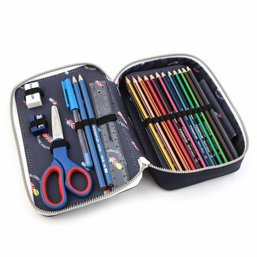 Jeune Premier pennalhus med innhold, Unicorn Gold