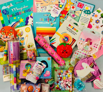 Ferdig pakkekalender, jente 3–4 år