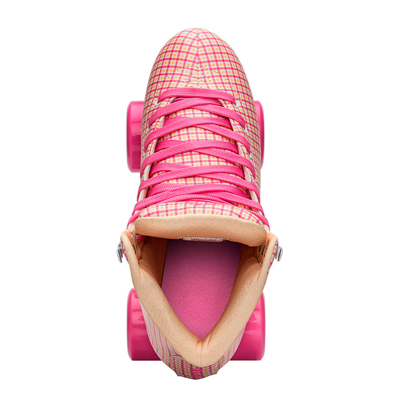 Impala rulleskøyter til barn, Pink Tartan - str. 35-40