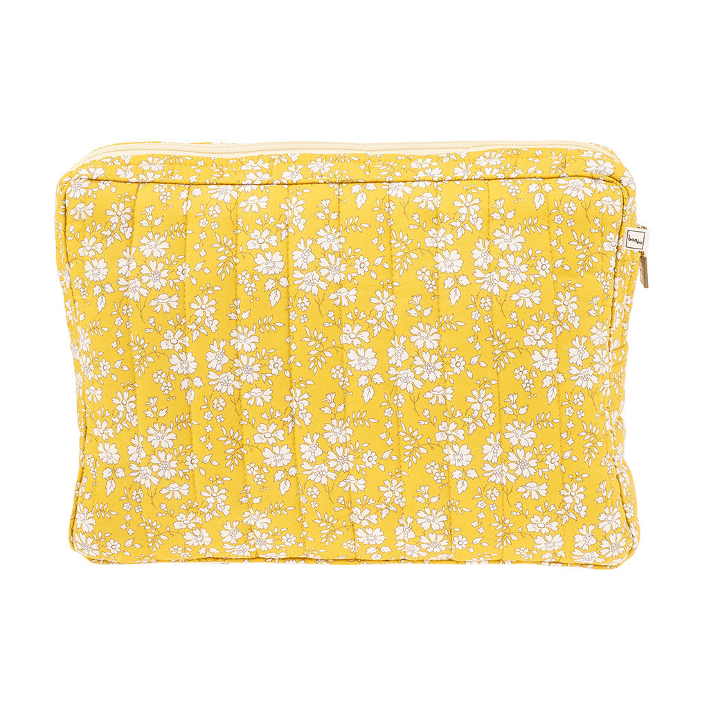 Bon Dep Pouch stor toilettaske med Liberty Capel gul