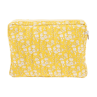 Bon Dep Pouch stor toilettaske med Liberty Capel gul