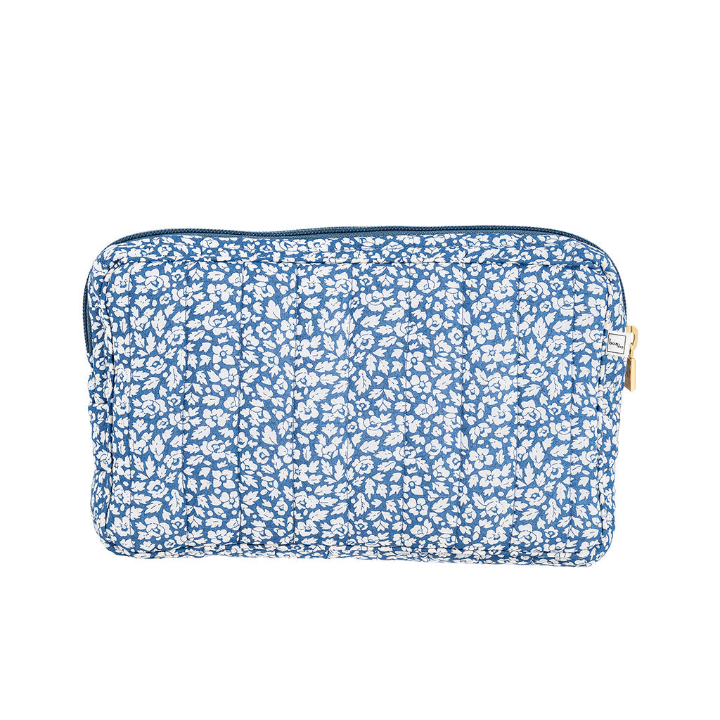 Bon Dep Pouch small, toalettmappe med Liberty - Feather blue