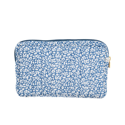 Bon Dep Pouch small, toalettmappe med Liberty - Feather blue