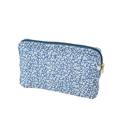 Bon Dep Pouch small, toalettmappe med Liberty - Feather blue
