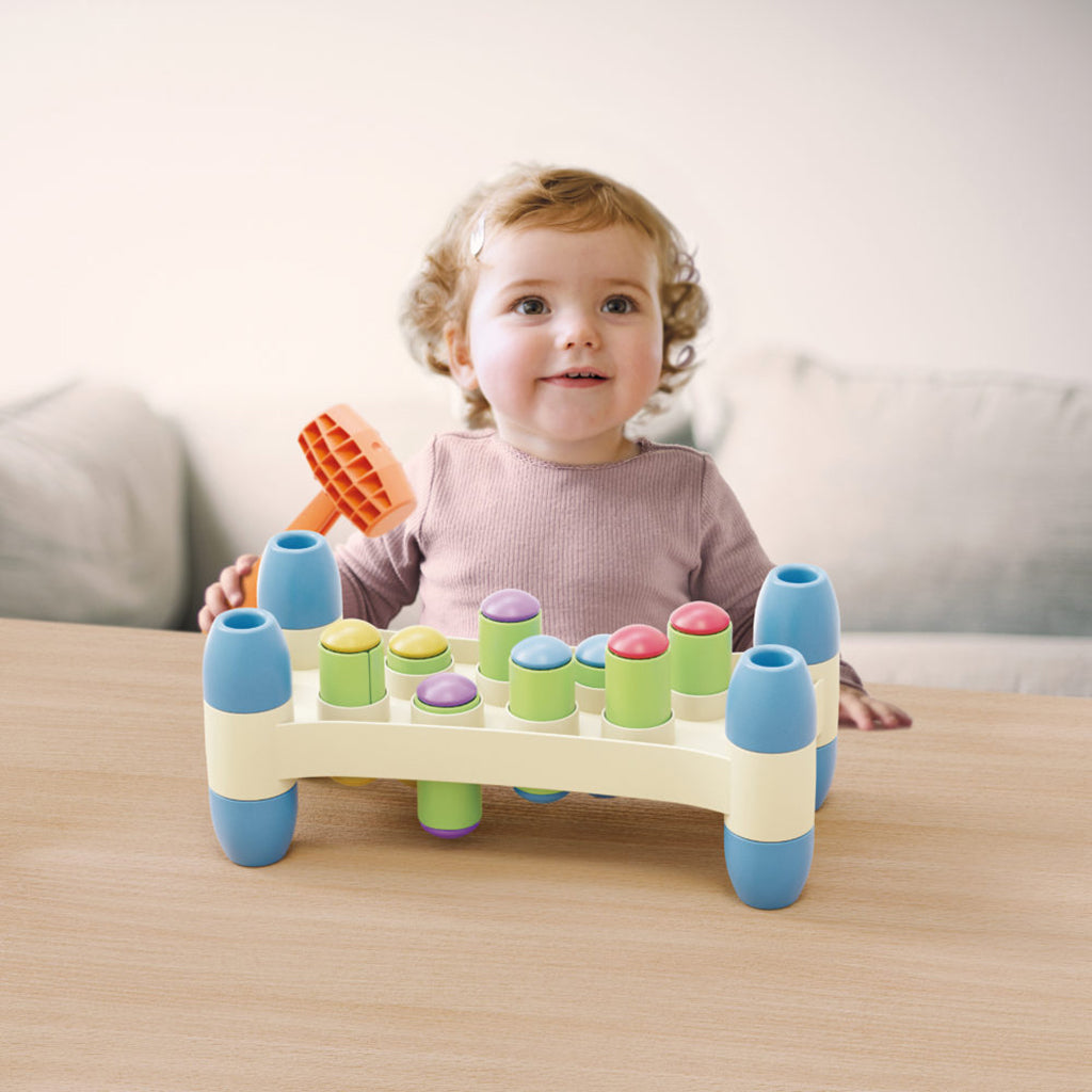 Quercetti PlayEco+ hammerlek, Hammer Peggy - Fra 18 mnd.