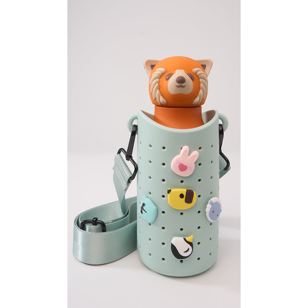 Asobu Sling silikonstroppveske for drikkeflaske, Green