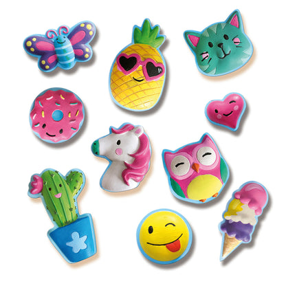 SES Creative - Kreativ eske, støp og mal - Glade figurer