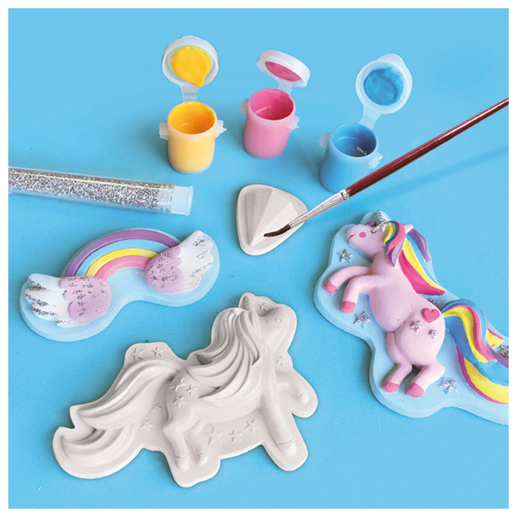 SES Creative - Kreativ eske, støp og mal - Enhjørninger