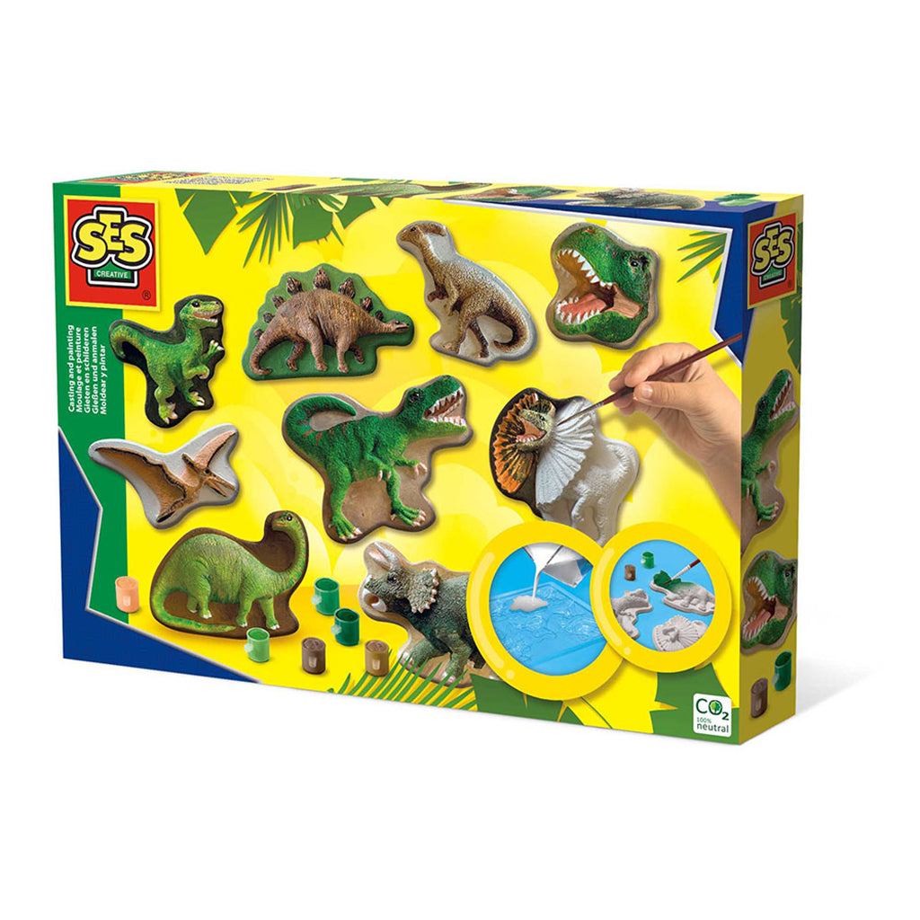 SES Creative Støb og mal, Dinosaurer