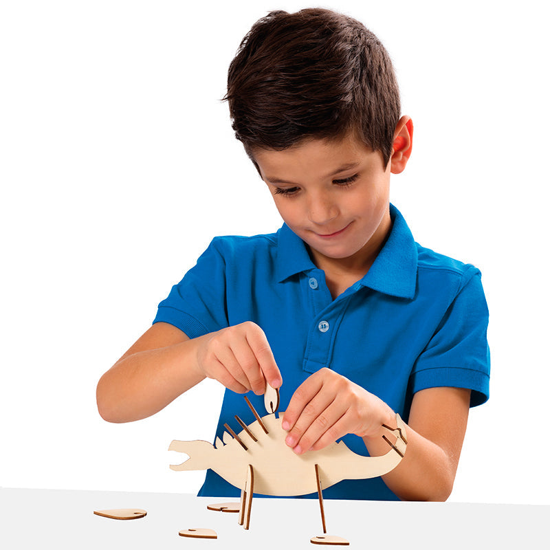 SES Creative, Byggesett i tre, Selvlysende dinosaur