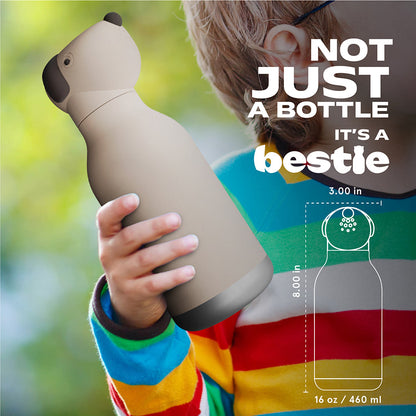 Asobu Bestie Animal termodrikkedunk, 460 ml. - Hund