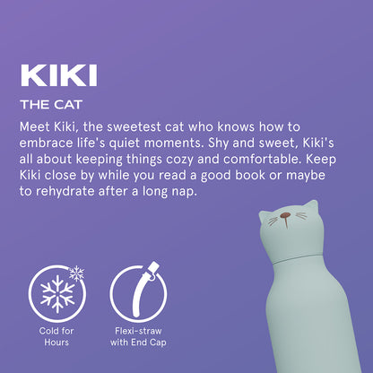 Asobu Bestie Animal termosflaske, 460 ml – Katt