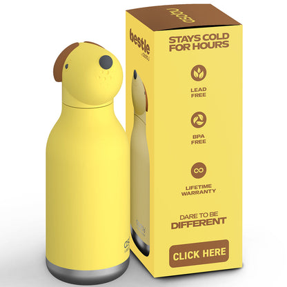 Asobu Bestie Animal termodrikkedunk, 460 ml. - Hund