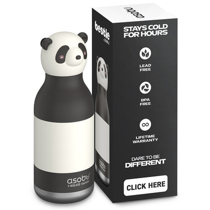 Asobu Bestie Animal termo drikkedunk, 460 ml – Panda