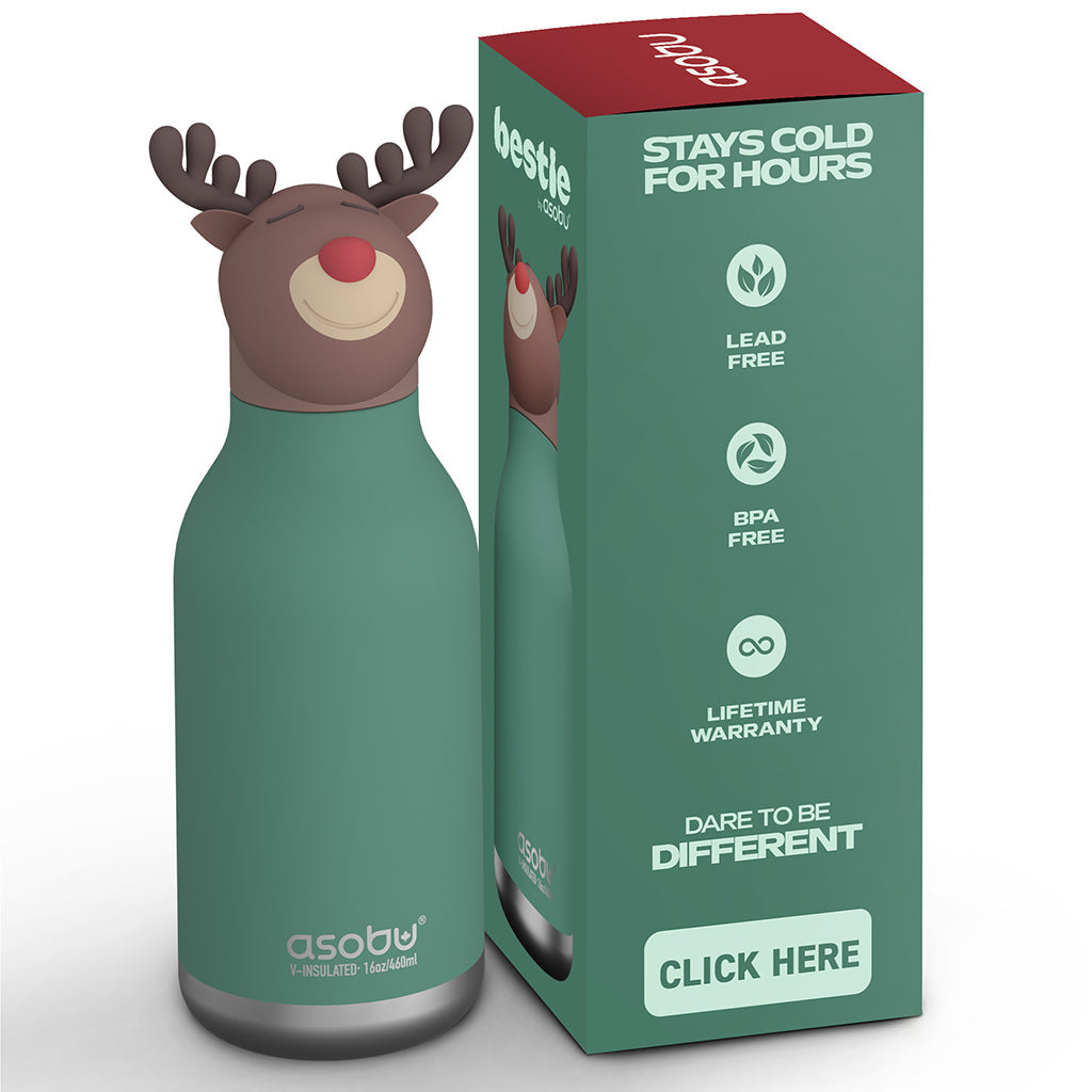 Asobu Bestie Animal termoflaske, 460 ml - Rein