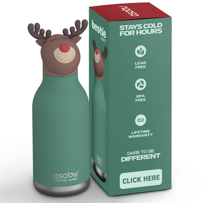 Asobu Bestie Animal termoflaske, 460 ml - Rein