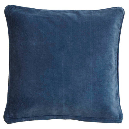 Bungalow putetrekk i velour, 50 x 50 cm - China blue