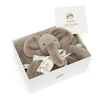 Baby Jellycat teppe i gaveeske, Smudge elefant -  56 x 70 cm