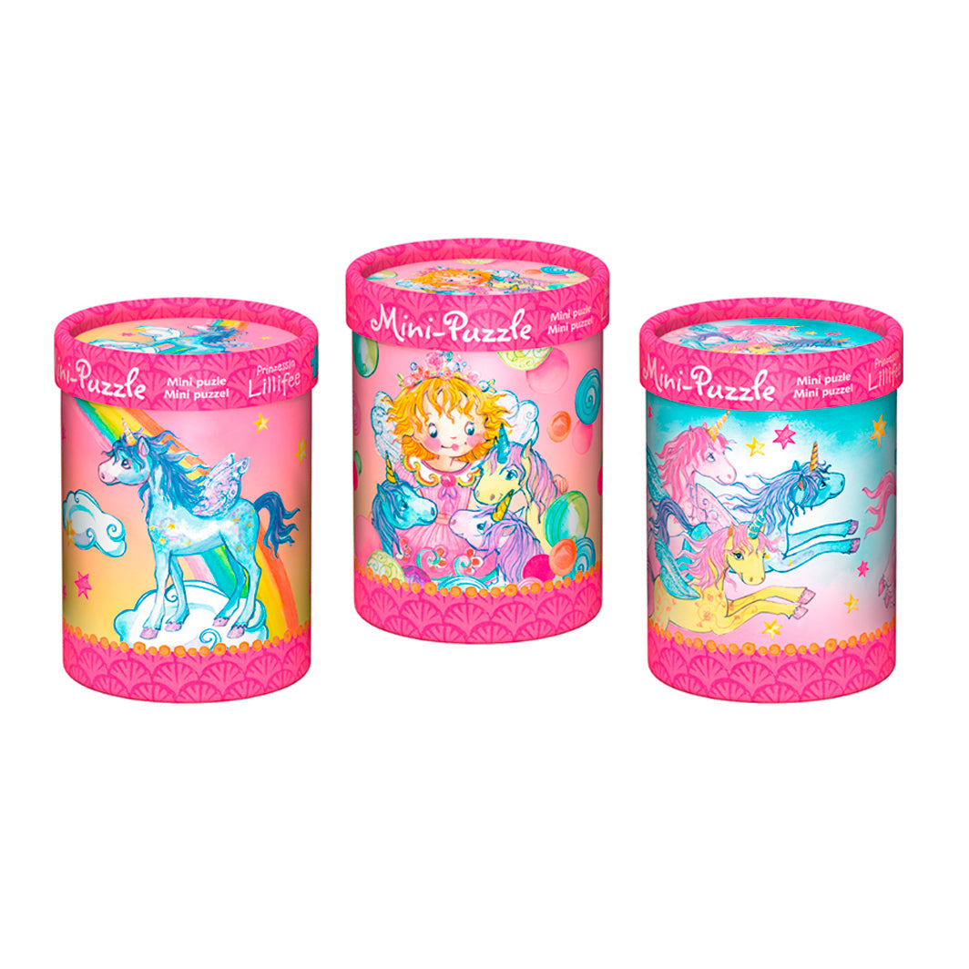 Prinsesse Lillefe minipuslespill, 40 brikker - assorterte varianter