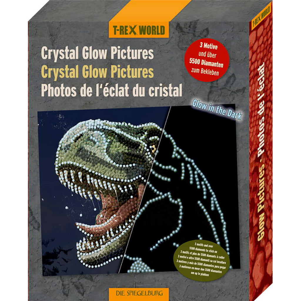 T-Rex mosaik, Grow in the dark - 3 motiver