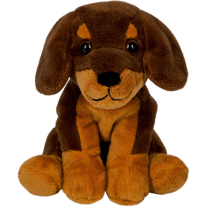 Spiegelburg bamse, Hundevalp - Gravhunden Watson i kurv