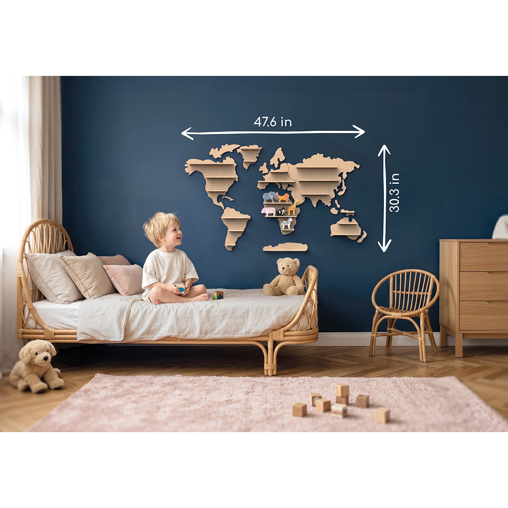 Speedy Monkey World Map-hyller til dyr