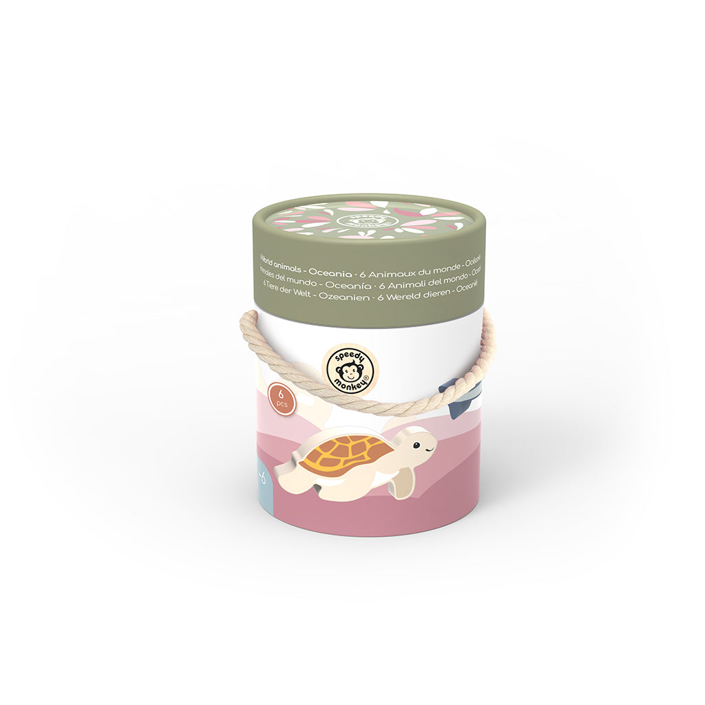 Speedy Monkey World-dyr, Oseania