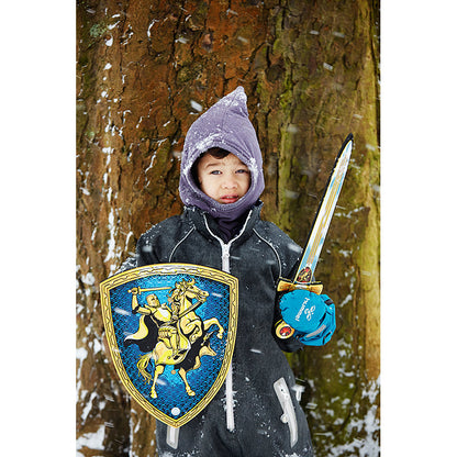 Riddersett m. sverd og skjold