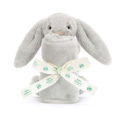 Baby Jellycat kosedyr, Bashful koseklut - Sølv kanin