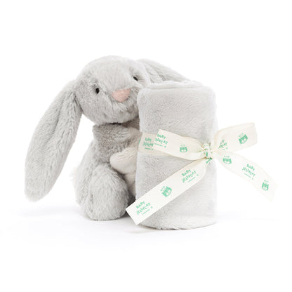 Baby Jellycat kosedyr, Bashful koseklut - Sølv kanin