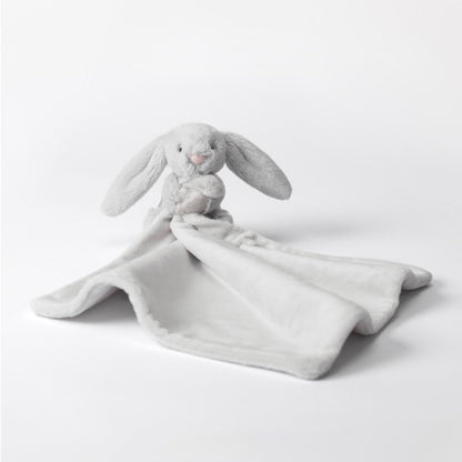 Baby Jellycat kosedyr, Bashful koseklut - Sølv kanin