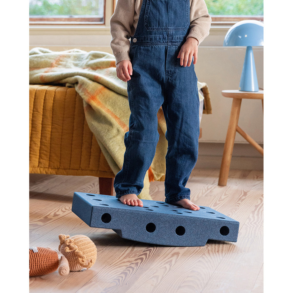 Modu Rullebrett, aktivitetsleketøy i skum, 5 deler – Deep blue/ sky blue