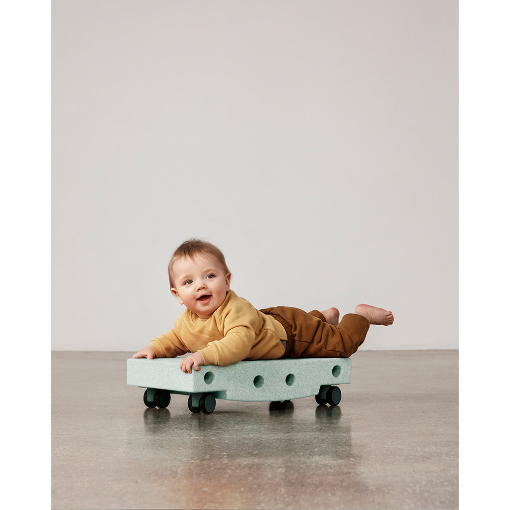 Modu Rullebrett, aktivitetsleketøy i skum, 5 deler - Ocean mint/ forest green