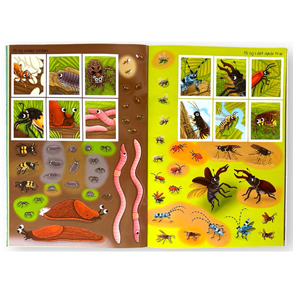 Forlaget Bolden, Naturens verden – med klistremerker – Insekter og andre smådyr