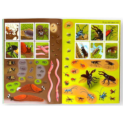 Forlaget Bolden, Naturens verden – med klistremerker – Insekter og andre smådyr